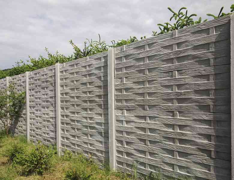 Betonový  plot - foto 4