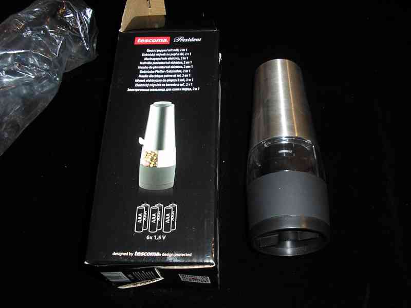 Mlýnek eletrický Tescoma President pepř/sůl - foto 3