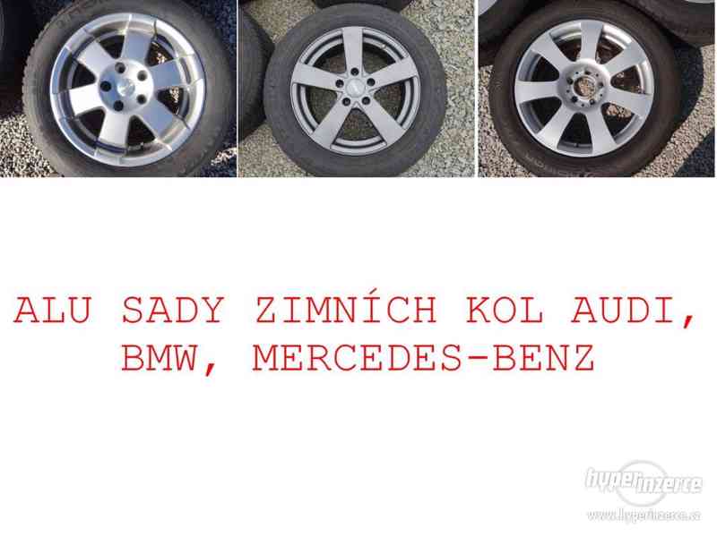 Prodám zimní alu kola na Audi, BMW, Mercedes Benz - foto 1