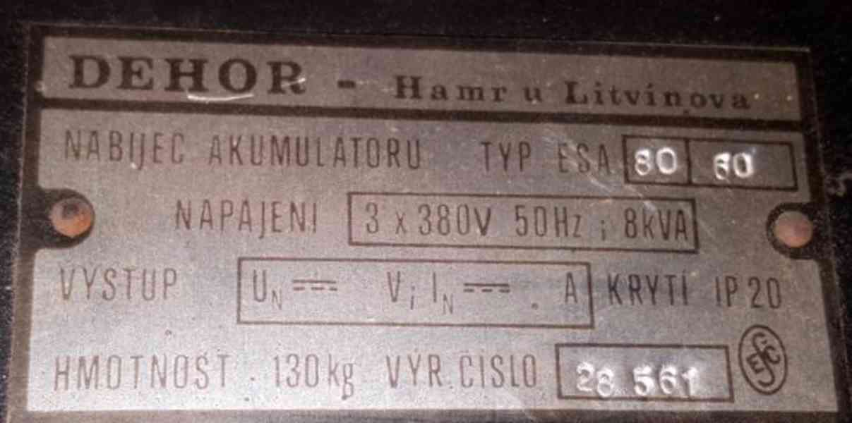 Nabíječ akumulátoru ESA 80 60 (12101.) - foto 5