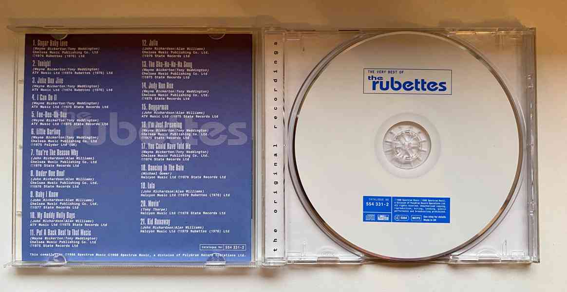 CD THE RUBETTES - THE VERY BEST OF - foto 2
