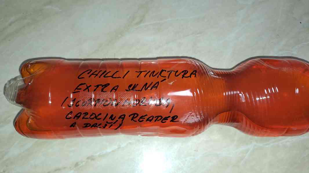 Chilli tinktura domácí (extra silná) 96% - foto 2