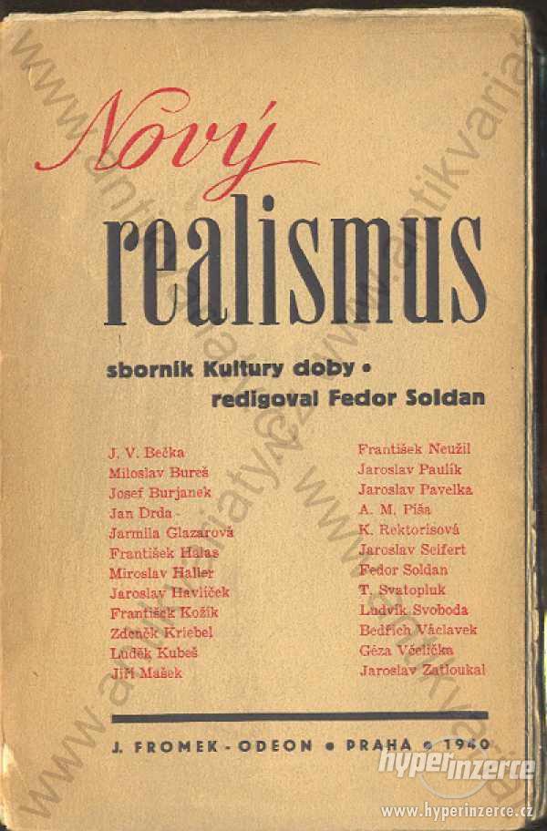 Nový realismus redigoval Fedor Soldan 1940 - foto 1