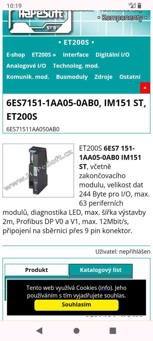 Interface modul SIMATIC S7 ET200S - foto 6