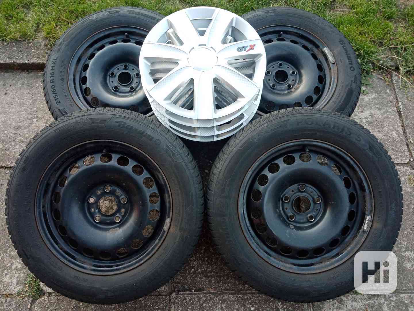 Zimní kola 16ky 5x112 pneu 90% Škoda Vw Seat Audi - dobírka - foto 1