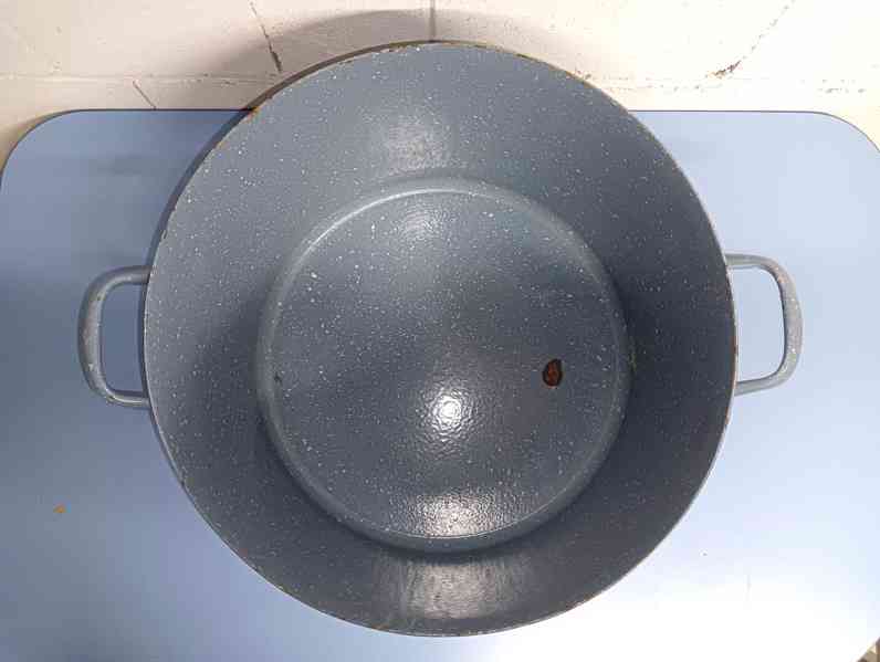 Smaltovaný hrnec modrý 42l - foto 2