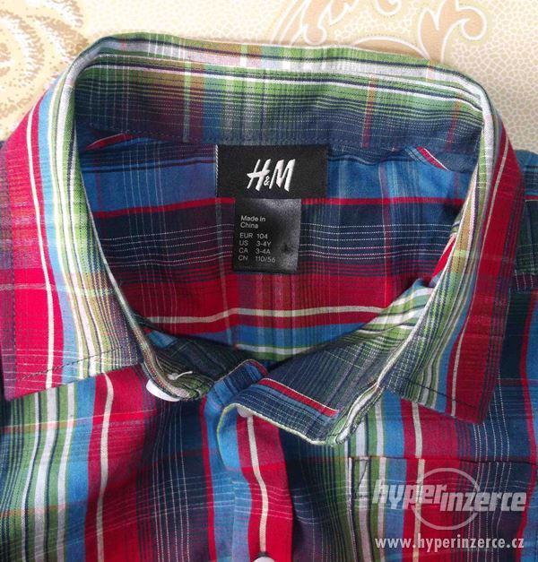 Košile H&M nová značková Vel. 104 (3-4 roky). - foto 3