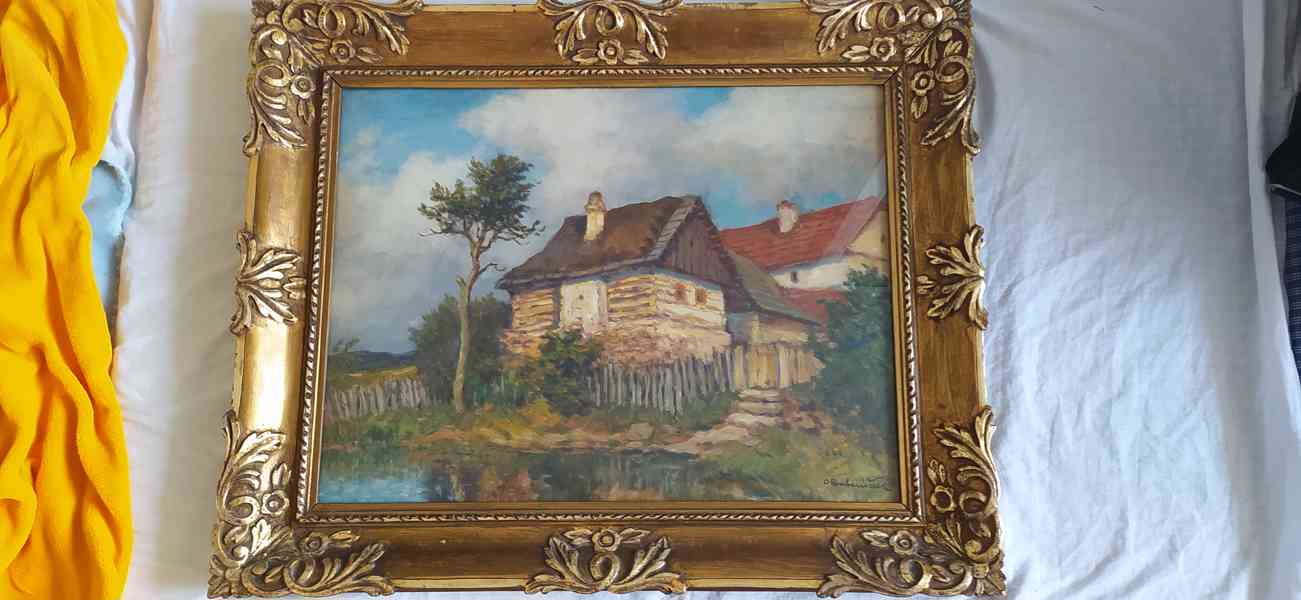 Originál velký obraz malíře Bubeníček O. - olej - foto 4