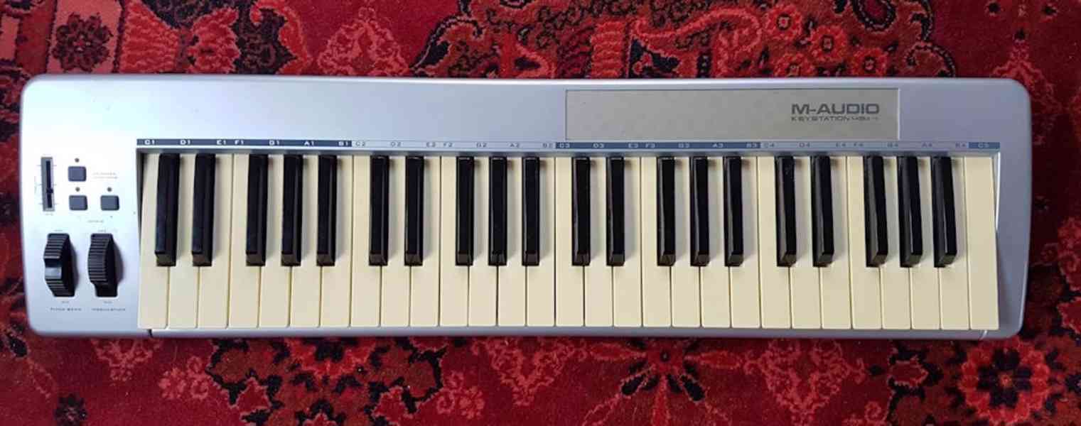 Prodám MIDI klávesy M-Audio Keystation 49e MK1 (USB) 800Kč - foto 2