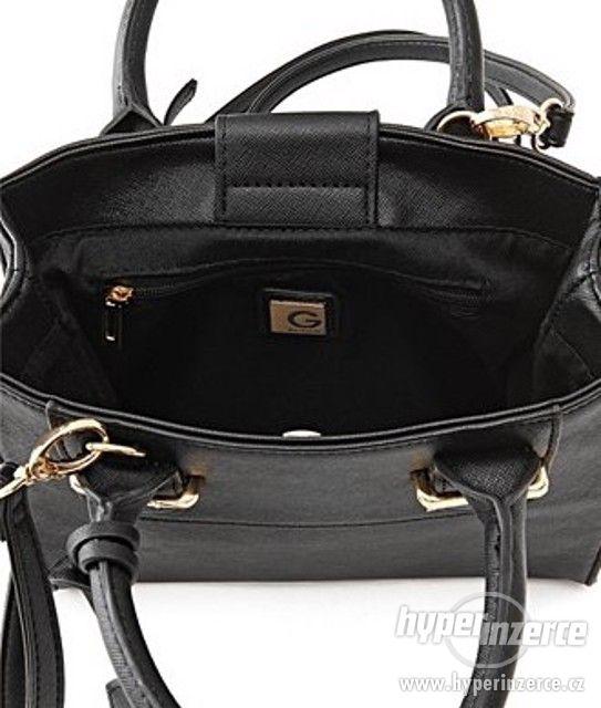 Luxusní kabelka G BY GUESS Caitlin černá A46 - foto 4