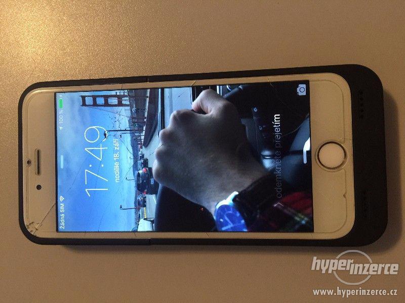 iPhone 6 Gold 16 GB na prodej s rozbitým sklem - foto 8