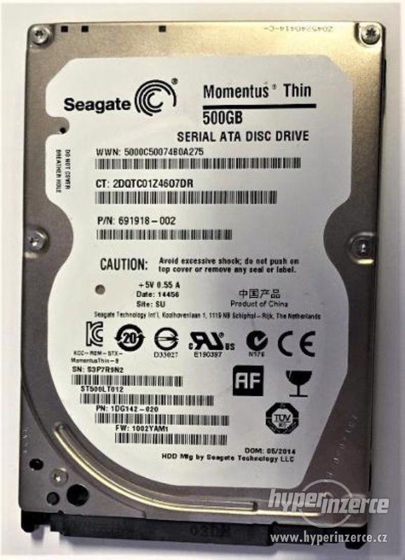HDD do NB Seagate Momentus Thin ST500LT012 500GB - foto 1