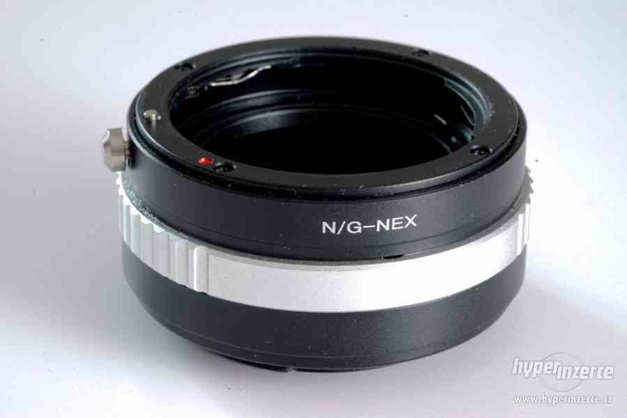 Adaptér objektivů Nikon F na tělo Sony E - foto 2