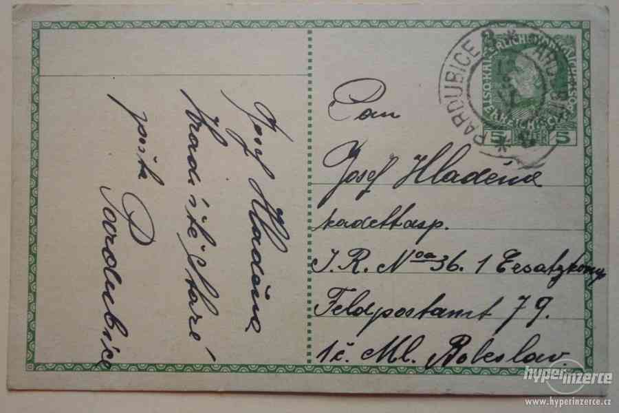 Korespondenční lístek - 1914 - foto 1