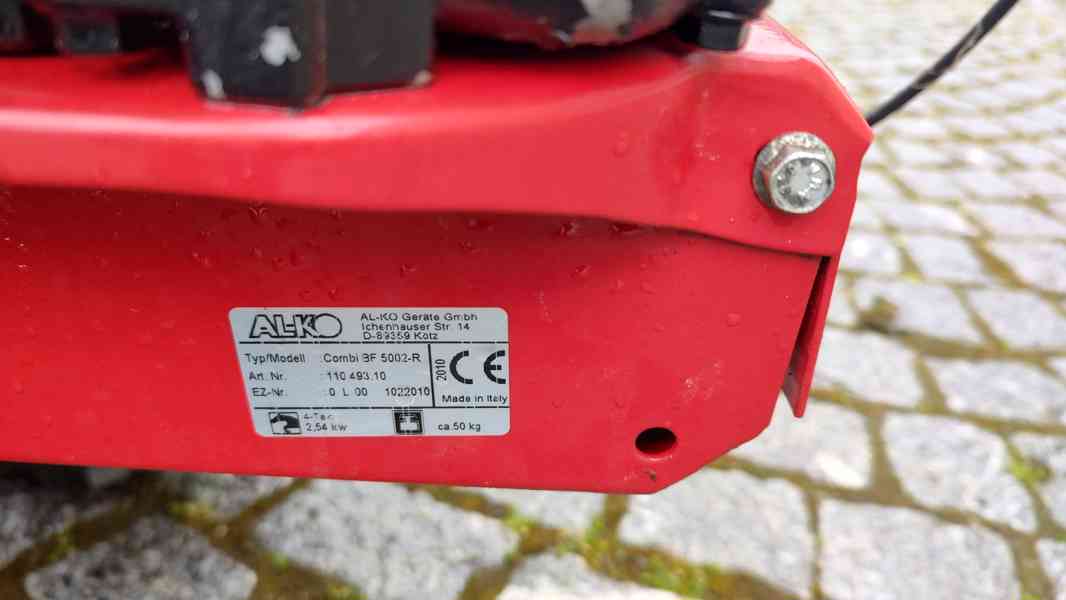 Pohonná jednotka AL-KO BF 5002 R Combi + 3 příslušenství  - foto 20