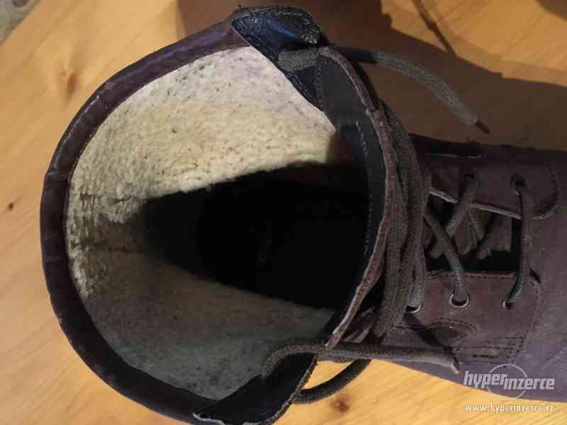 Kožené zateplené boty Baťa (č.44) - foto 1