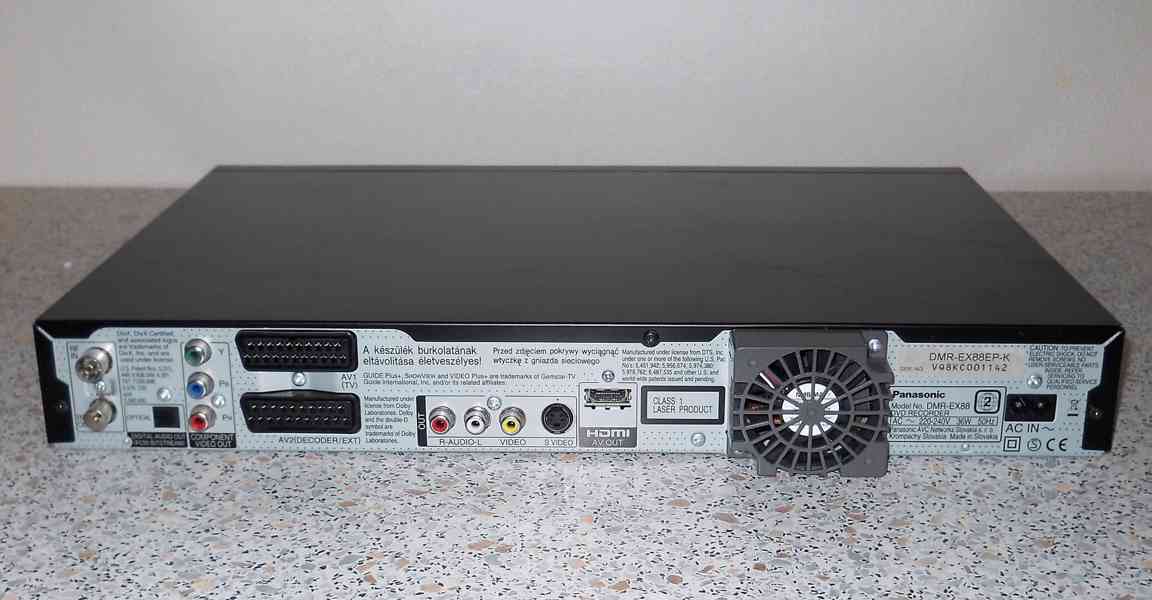DVD rekordér Panasonic DMR-EX88 - foto 5
