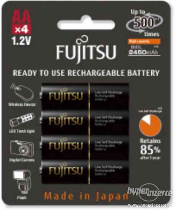 NOVÉ AA aku Fujitsu HR-3UTHCEX(4B) 4×2,55Ah (=Eneloop) s DPH - foto 1