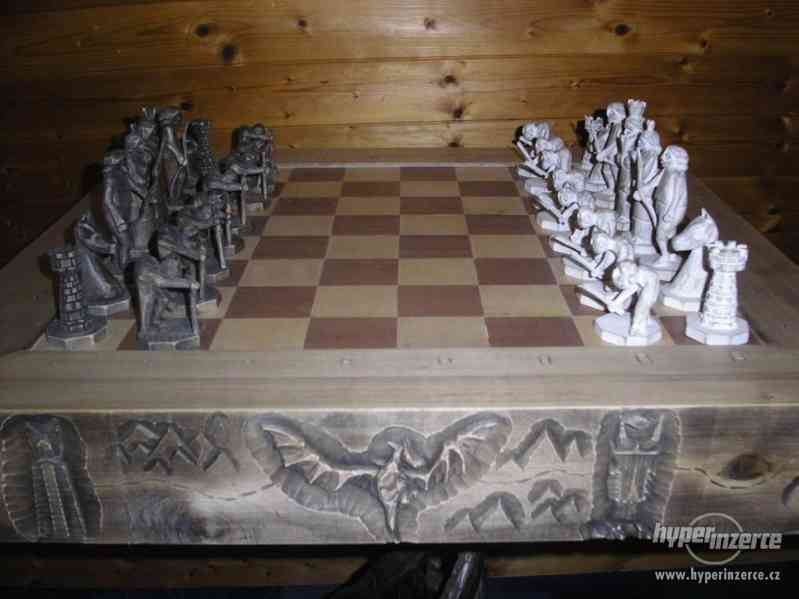 Luxusní a ručně vyráběná šachovnice - foto 3