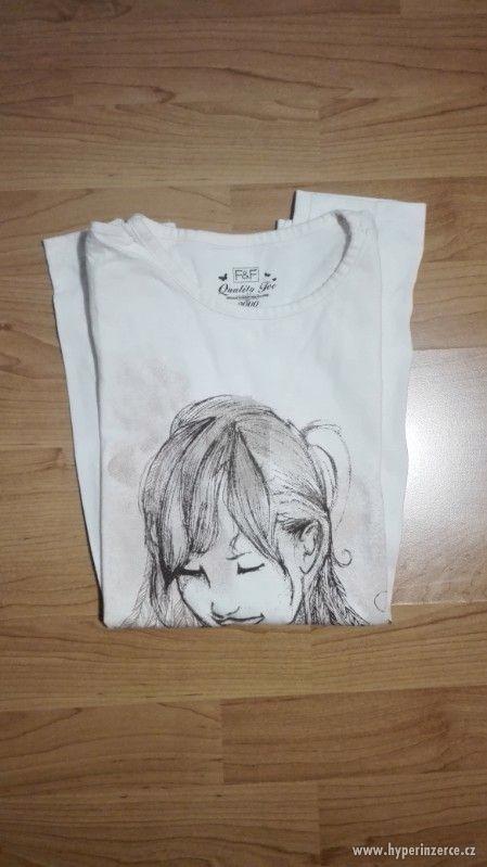 Prodám dívčí triko / dámské tričko XS - 100% bavlna - foto 1