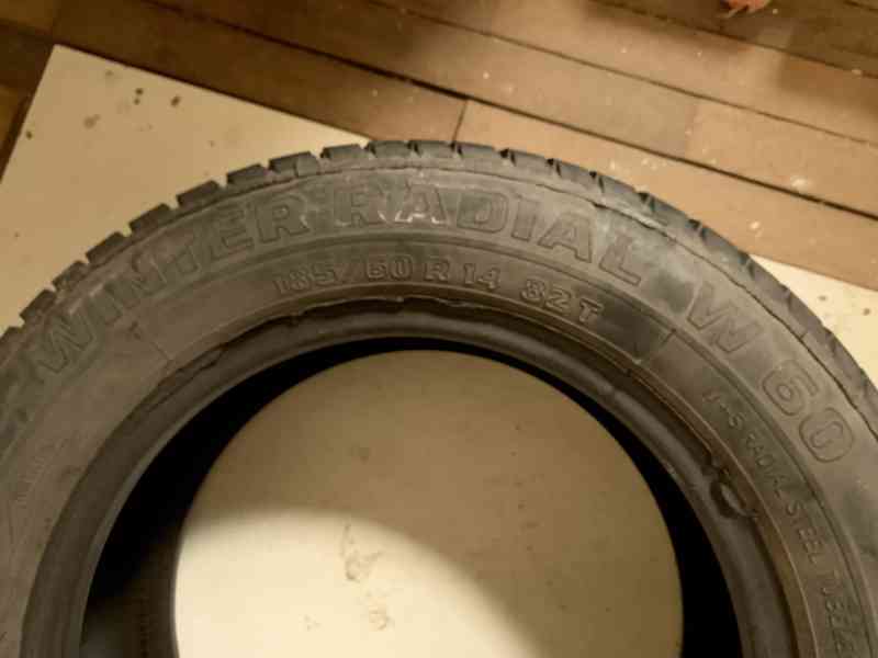 Prodám 1 ks zimní pneu WINTER RADIAL, 185/60/14 - foto 3