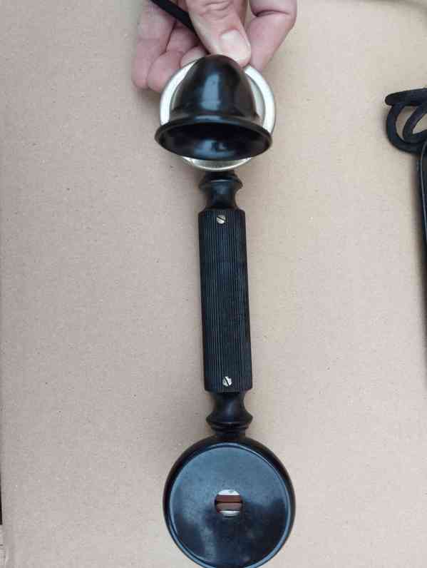 Starý dánský telefon Jydsk - krásný kus do sbírky, dekorace - foto 10