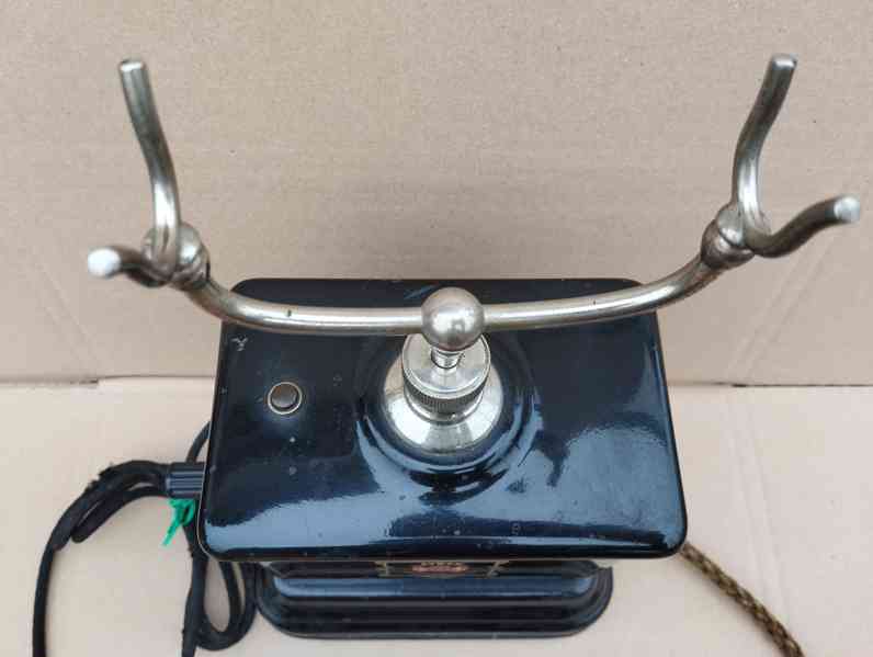 Starý dánský telefon Jydsk - krásný kus do sbírky, dekorace - foto 7