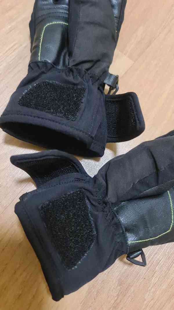 Dětské rukavice LEKI Max Junior black-lime, vel.4 - foto 5