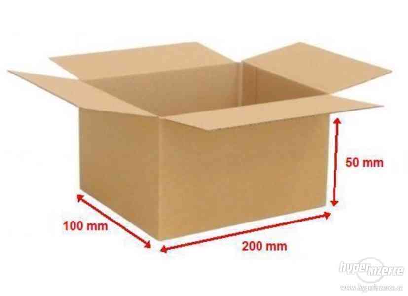 Kartonová krabice 200x100x50mm (25ks) - foto 1