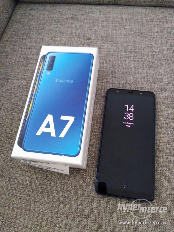 Samsung galaxy A7 2018 modrý - záruka 18 měsíců - foto 4