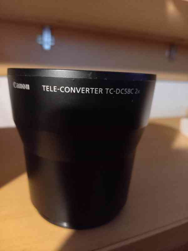 CANON Tele conventer  TC-DC58C 2x + WC DC 58B 0,75+ADAPTER - foto 5