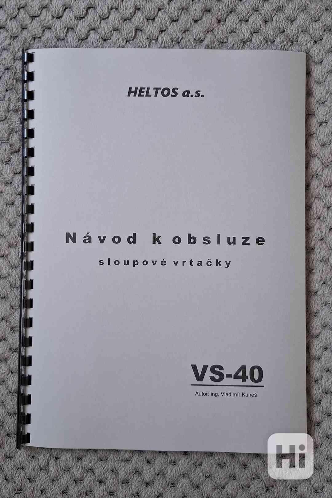 Návod vrtačky TOS  VS-40 Castor - foto 1