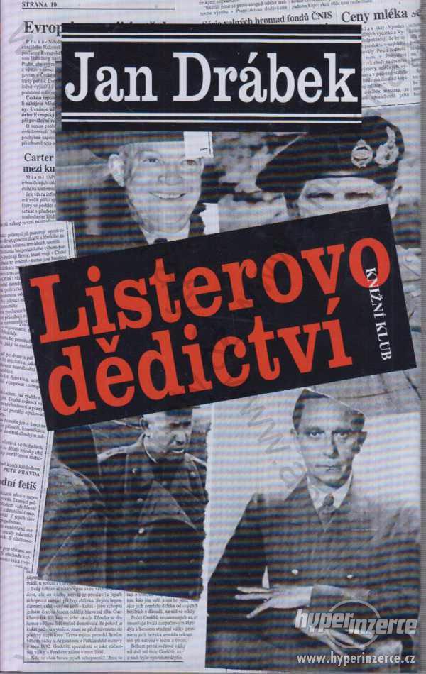 Listerovo dědictví Jan Drábek Knižní klub 1996 - foto 1