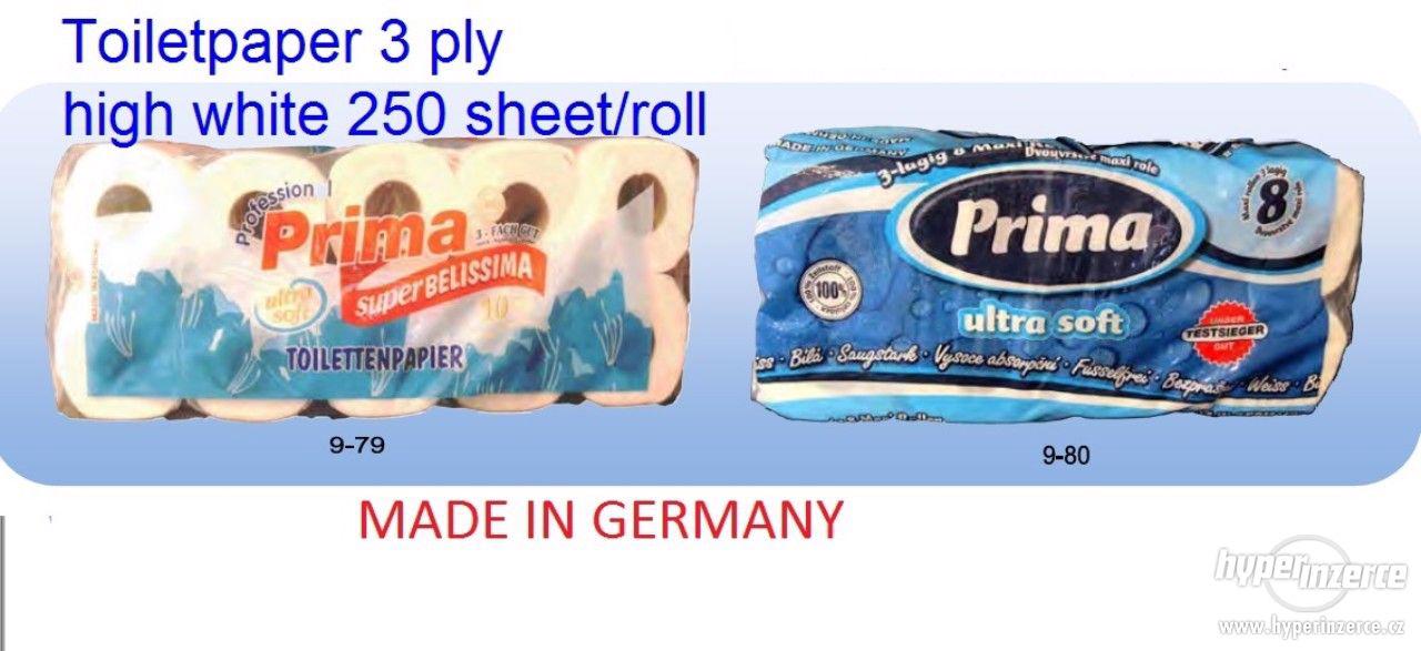 Toaletný papier, výroba Nemecko