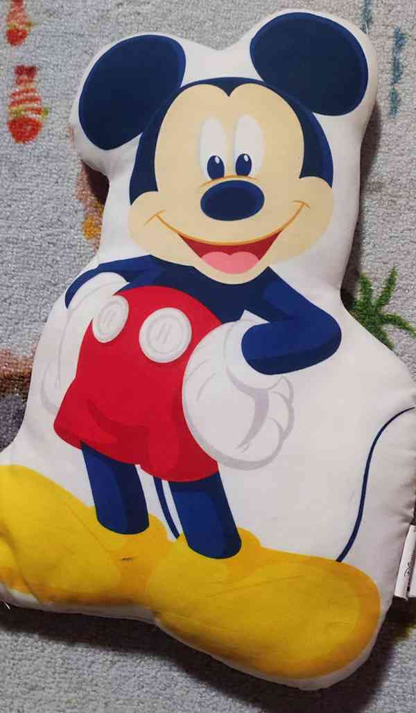 Tvarovaný polštářek Mickey Mouse  - foto 2