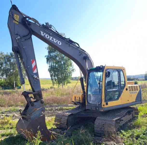 14.3t bagr Volvo 140 i svahovka, rypadlo pásové - foto 1