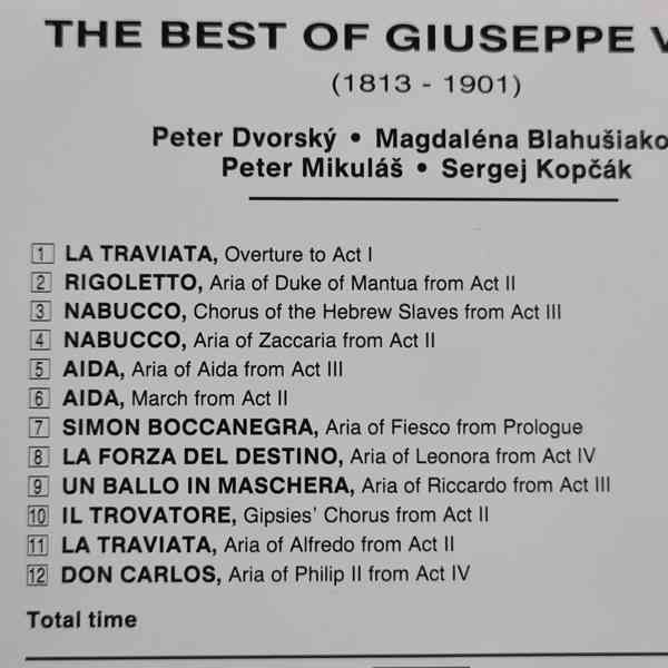 CD - THE BEST OF GIUSEPPE VERDI - foto 2