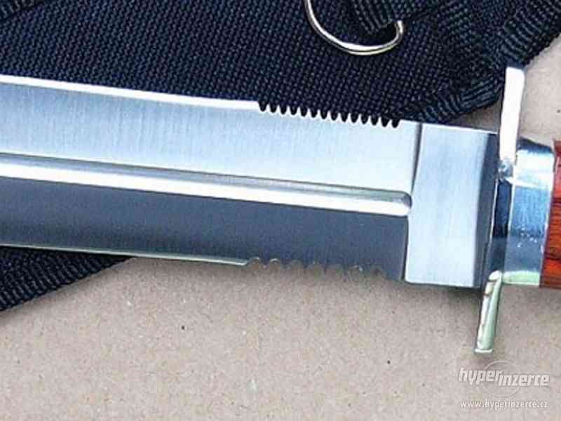 Nůž oboustranně broušená dýka nůž 33 cm - foto 1