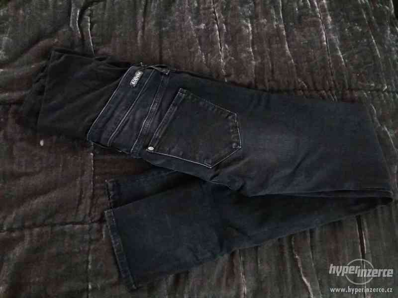 Jeans tehotenske, H&M Mama, cerne - foto 1