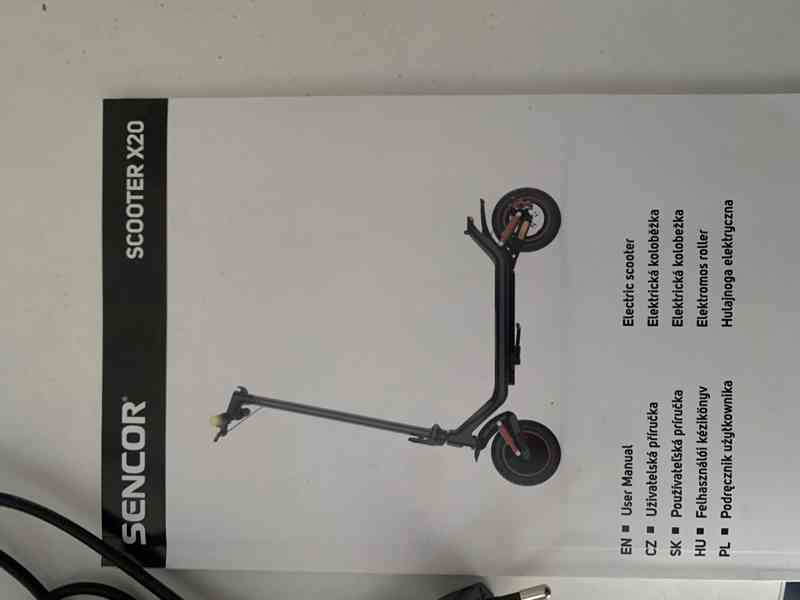 Elektrická koloběžka Sencor SCOOTER X20 - foto 6