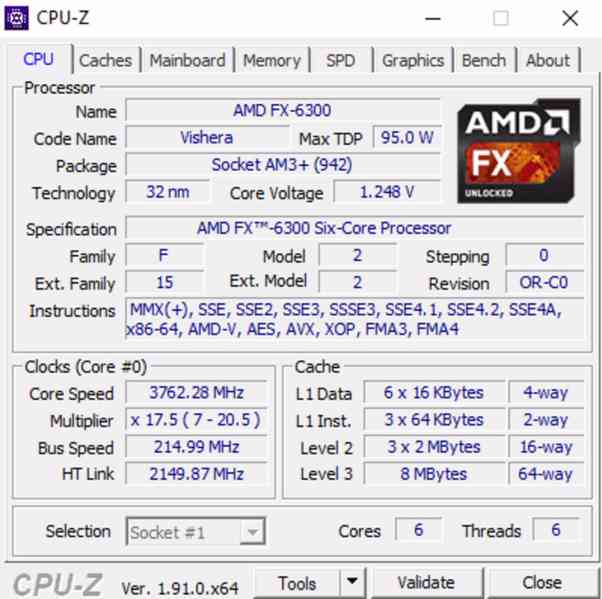 PC - CPU FX6300 3.5GHz, RAM 8GB, GPU 2GB, SSD 120GB, HDD 2TB - foto 7
