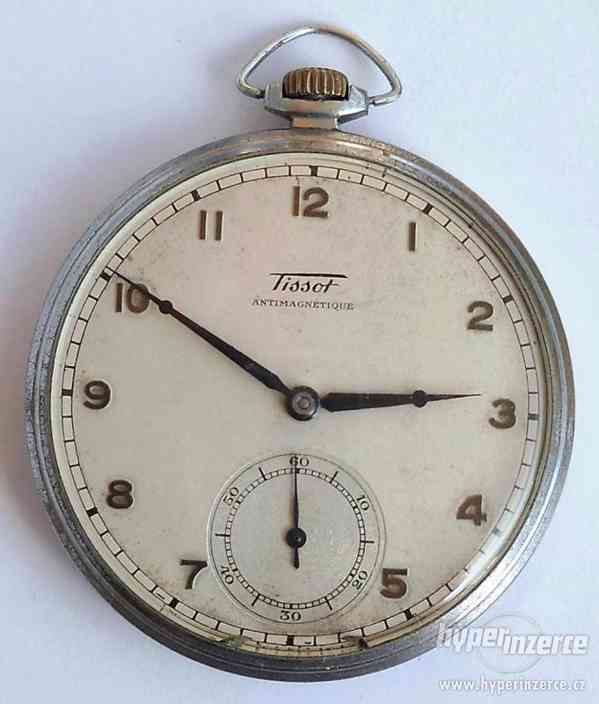 Starožitné kapesní hodinky Tissot Antimagnetique - foto 1