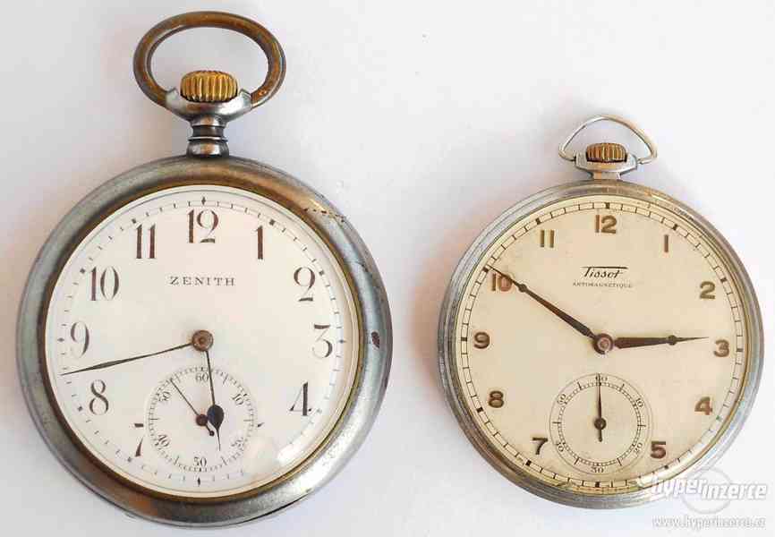 Starožitné kapesní hodinky Tissot Antimagnetique - foto 3