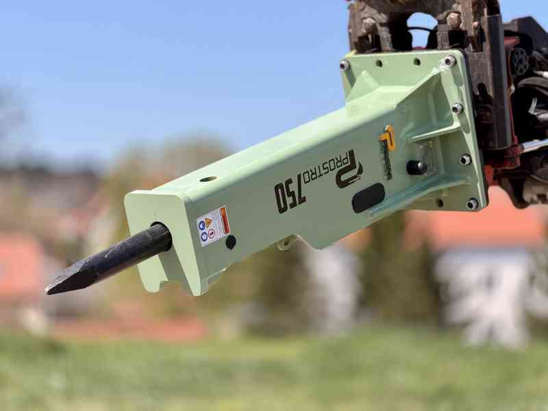 Hydraulické bourací kladivo s upínání S40, S45, S50 a JCB - foto 2