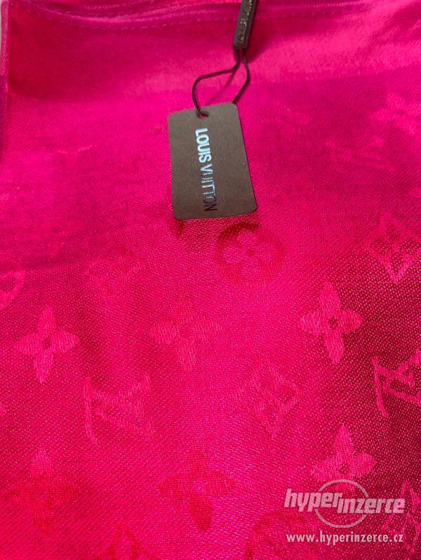 Šátek LV LOUIS VUITTON velký čtverec 160cmx160cm - foto 3