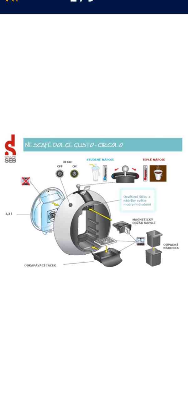Kávovar KP5000 Krups Nescafe Dolce Gusto - foto 2