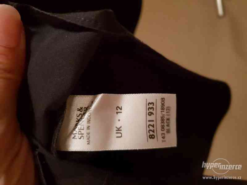 Elegantní černá košile zn. Marks&Spencer - foto 4