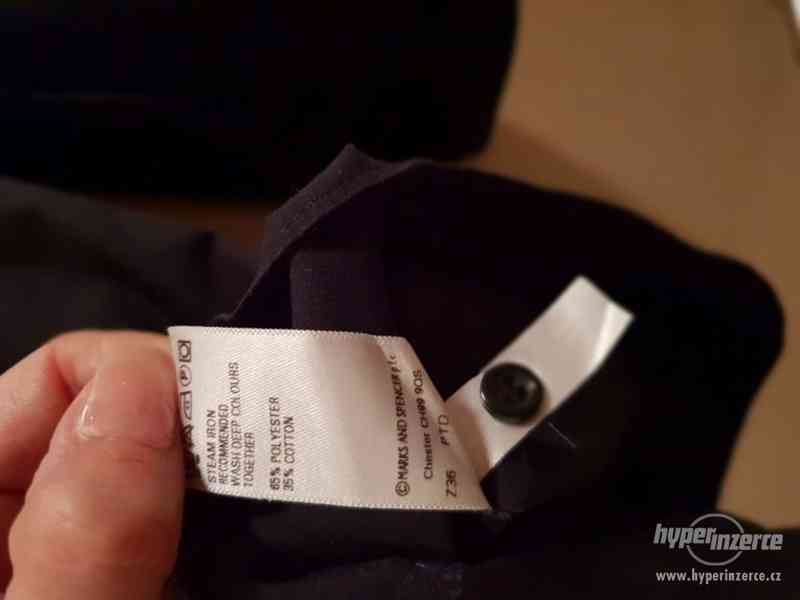 Elegantní černá košile zn. Marks&Spencer - foto 5