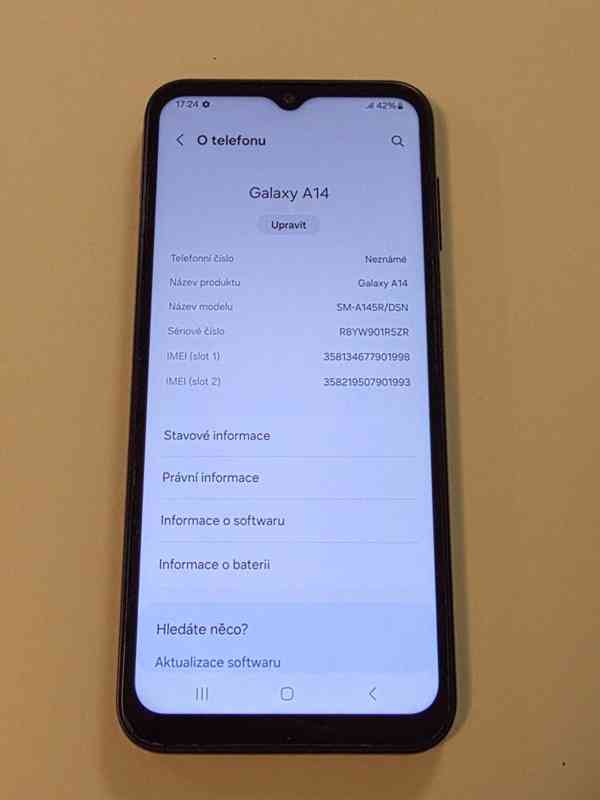 Mobilní telefon Samsung Galaxy A14 64/4GB - foto 3