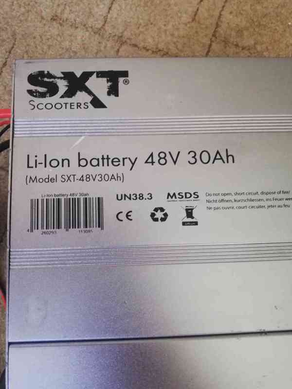 Li-lon battery 48V 30Ah - foto 2